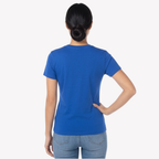 Playera Esencial Manga Corta Para Mujer Color Royal