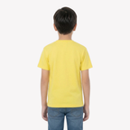 Playera Esencial Manga Corta Para Niño Unisex Color Amarillo Canario