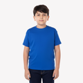 Playera Esencial Manga Corta Para Niño Unisex Color Royal