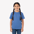 Playera Esencial Manga Corta Para Niño Unisex Color Celeste