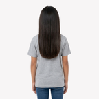 Playera Esencial Manga Corta Para Niño Unisex Color Gris Jaspe