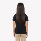 Playera Esencial Manga Corta Para Niño Unisex Color Negro