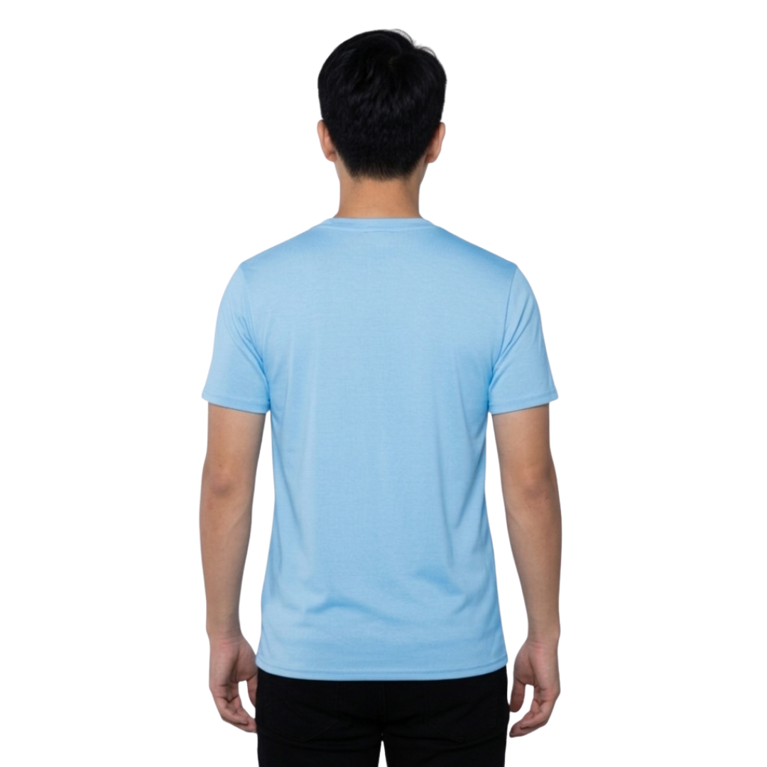 Playera Cuello Redondo Manga Corta Para Caballero Color Caribe