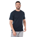 Playera Cuello Redondo Manga Corta Para Caballero Color Azul Marino