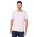 Playera Cuello Redondo Manga Corta Para Caballero Color Rosa Pastel