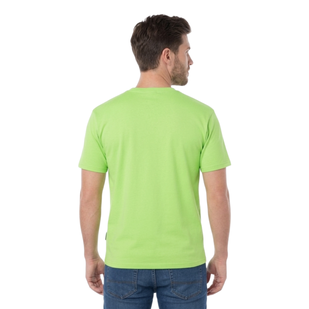Playera Cuello Redondo Manga Corta Para Caballero Color Verde Lima