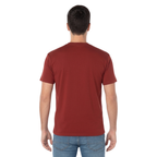 Playera Cuello Redondo Manga Corta Para Caballero Color Ladrillo - EAMexico