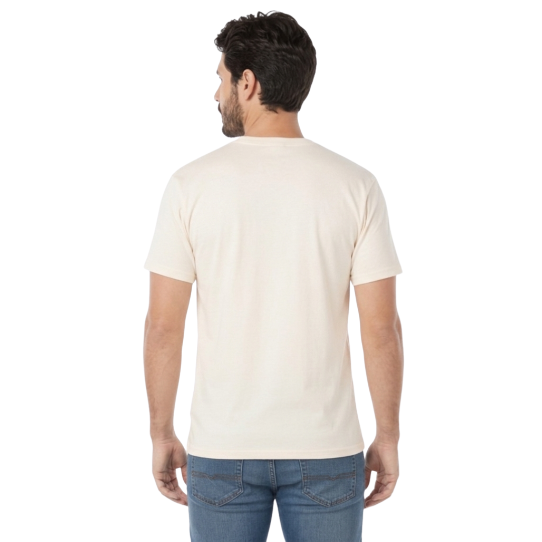 Playera Cuello Redondo Manga Corta Para Caballero Color Arena