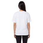 Playera Cuello Redondo Manga Corta Juvenil Unisex Color Blanco