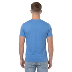 Playera Cuello Redondo Manga Corta Juvenil Unisex Color Celeste