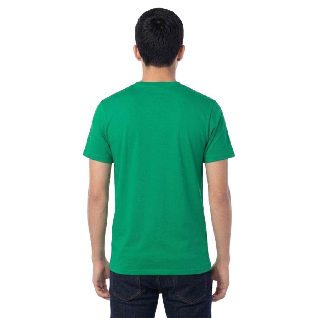 Playera Cuello Redondo Manga Corta Juvenil Unisex Color Verde Jade