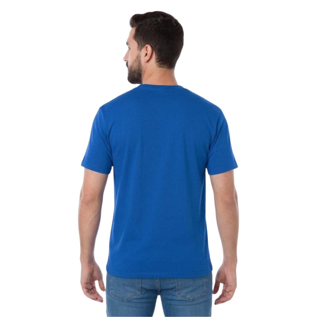 Playera Cuello Redondo Manga Corta Para Caballero Color Royal