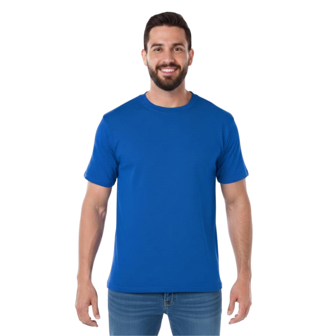 Playera Cuello Redondo Manga Corta Para Caballero Color Royal