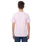 Playera Cuello Redondo Manga Corta Juvenil Unisex Color Rosa Pastel