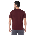 Playera Cuello Redondo Manga Corta Para Caballero Color Marrón - EAMexico