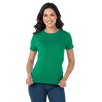 Playera Cuello Redondo Manga Corta Con Silueta Para Dama Color Verde Jade