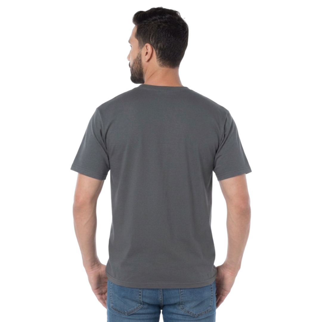 Playera Cuello Redondo Manga Corta Para Caballero Color Carbón - EAMexico