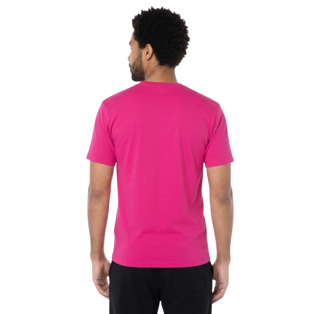 Playera Cuello Redondo Manga Corta Para Caballero Color Fucsia - EAMexico