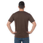 Playera Cuello Redondo Manga Corta Para Caballero Color Chocolate - EAMexico