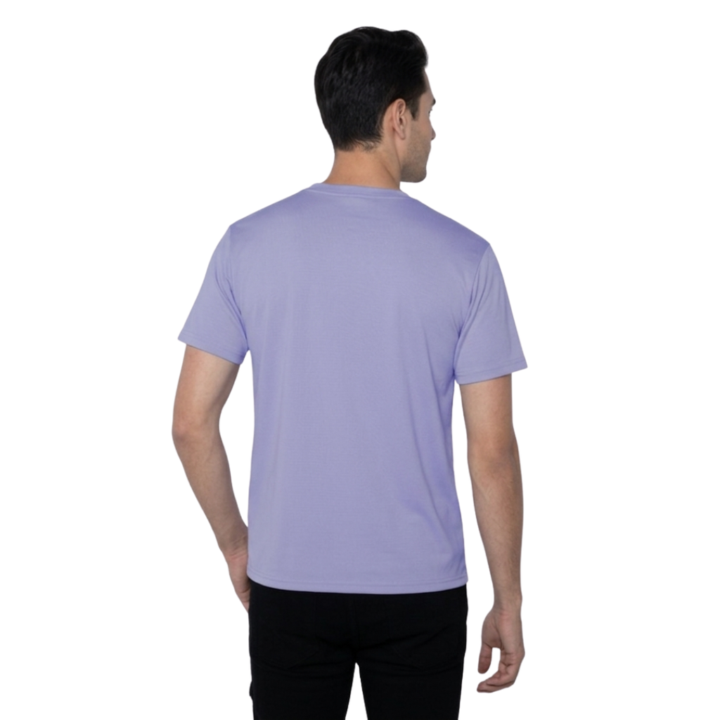 Playera Cuello Redondo Manga Corta Para Caballero Color Lavanda - EAMexico